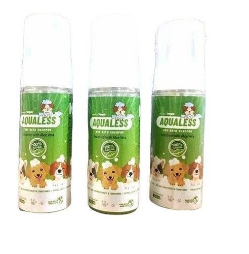 Aqualess Dry Bath Pet Shampoo