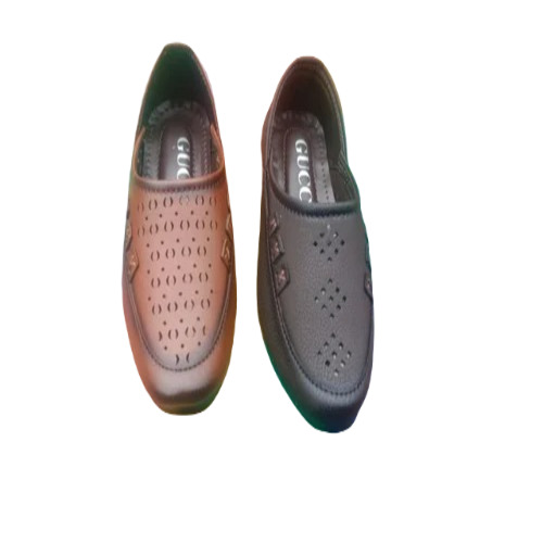 Brown Synthetic Leather Shoes - Size 8, Rubber Insole & Outsole | Sporty Casual Wear with Attractive Plain Design