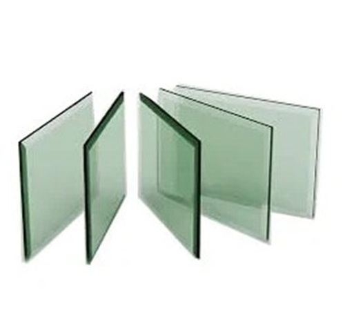 Tempered Glass - 4x4 Feet, Transparent Flat Design | Laminated Window Application