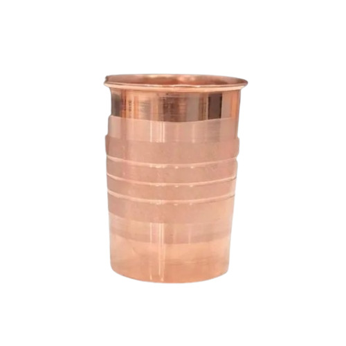 Copper Glass Tumbler - 150 Ml, High-quality Copper Material, Traditional Elegant Design, Enhances Water Taste And Freshness