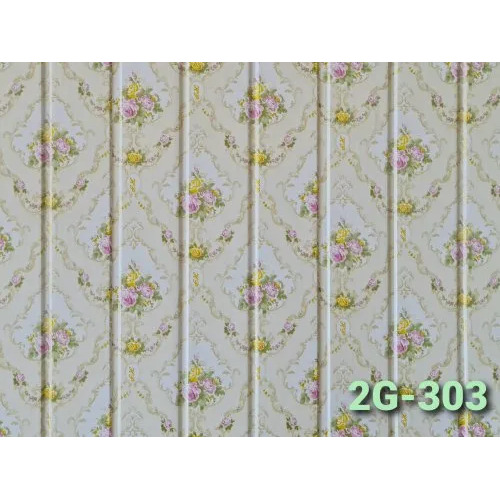 Designer PVC Panel - Flower Print, Multicolor | Elegant and Stylish, Waterproof and Moisture-Resistant, Easy to Clean, Soundproofing and Insulation, Fire-Resistant and Safe for Indoor and Outdoor Use