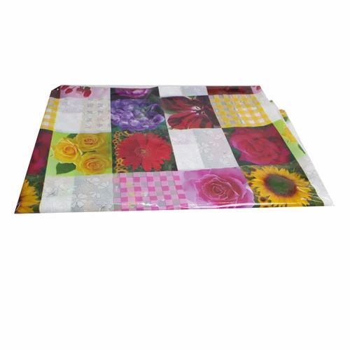 Designer Table Sheet Cover - Pvc, Customized Size, Multicolor, 0.10mm Thickness | Waterproof, Rectangle Shape, Fine Finished, Durable