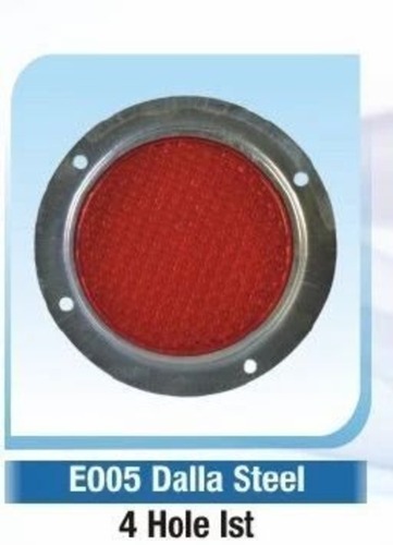 Eye Cat Reflector E005 - Plastic, Standard Size, Red | Manual Function, Automotive Application, Plain Pattern
