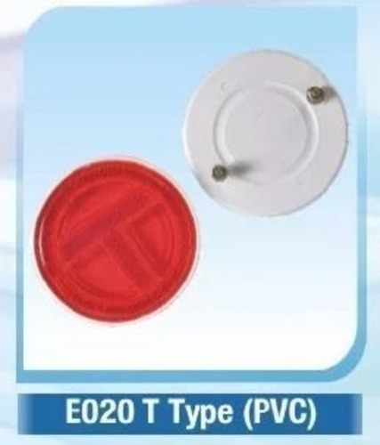 Eye Cat Reflector E020 - Plastic, Standard Size, Red | Rust Proof, Water Proof, Manual Function, Designed for Heavy Vehicles