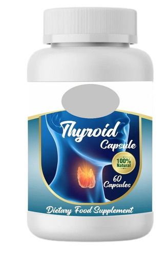 Herbal Thyroid Capsules - Medicine Grade Herbal Formula | Personal Use, As Per Prescription Required, Easy-to-Take Capsules