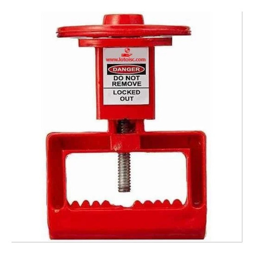 Electrical Lockout - Powder Coated Finish, Red Color, Three Phase Application | LISC LS-BR30 Large Circuit Breaker Lockout