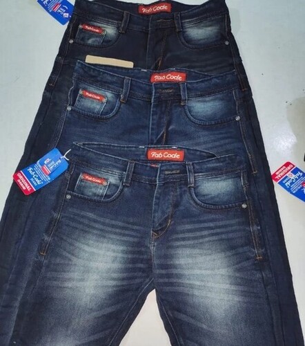 Navy Blue Men Denim Jeans - Slim Fit Stretchable Denim, Washable Material , Casual Wear for All Sizes