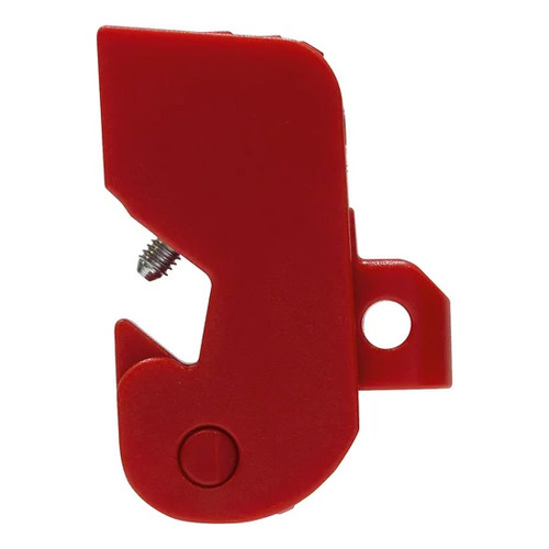 Red Universal Circuit Breaker Lockout - Powder Coated 2.5 Inch Size Three Phase | Industrial Electrical Lockout Device