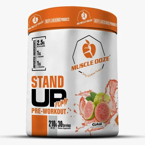 Standup Pump Pre Workout Formula - Vegetarian Nutritional Powder | Promotes Healthy Growth, Builds Muscle & Body