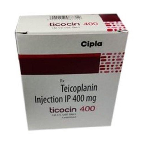 Teicoplanin Injection - 400mg, Powerful Antibiotic for Serious Infections | Rapid Onset, Broad-Spectrum Activity, Intravenous Administration, Minimal Side Effects, Store Refrigerated