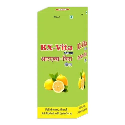 Ayurvedic Multivitamin Minerals Antioxidants With Lysine Syrup