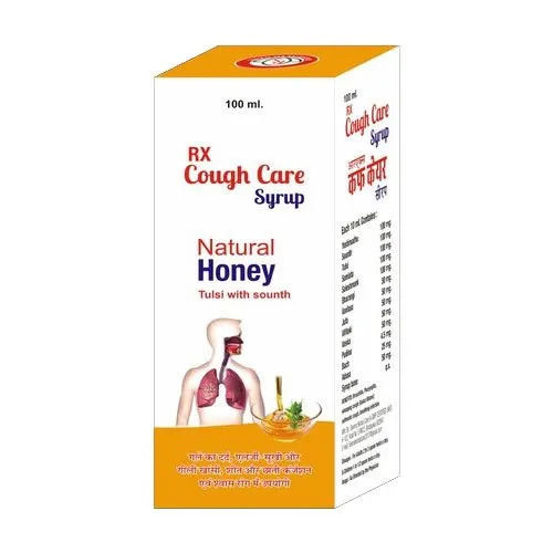 Ayurvedic Natural Honey Tulsi With Sounth Cough Care Syrup