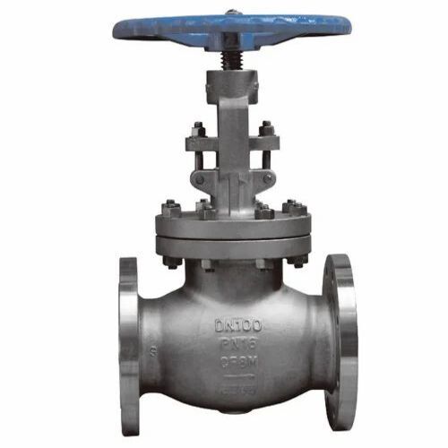 Cast Steel Globe Valve - Alloy Steel, 30 mm Size | Manual Drive, Silver Color