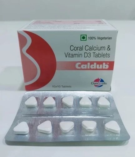 Coral Calcium - Tablets, Blister Pack of 100 | Prescription Dosage for Adults, Store at Room Temperature