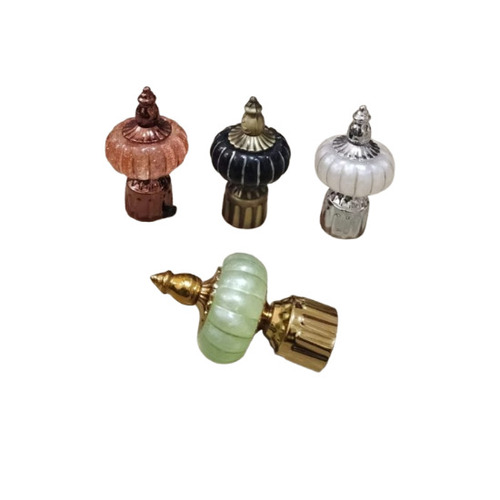 Curtain Bracket - Metal, Single Side Design | Multicolor, Modern Round Shape, Made in India