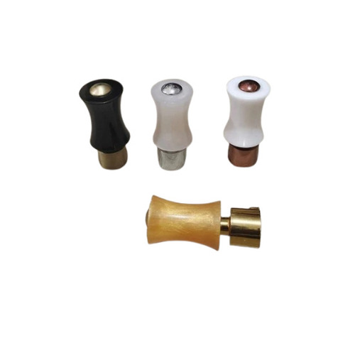 Korean Curtain Bracket - Metal, Round, Multicolor | Polished Finish, Modern Design with Single Side Brackets, Ideal for New Installations