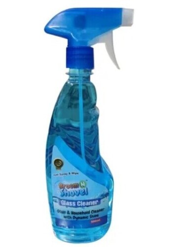 Liquid Glass Cleaners - 500ml Stain Resistant Solution | Jasmine Fragrance, Eco Friendly, Blue Color, 24-Month Shelf Life