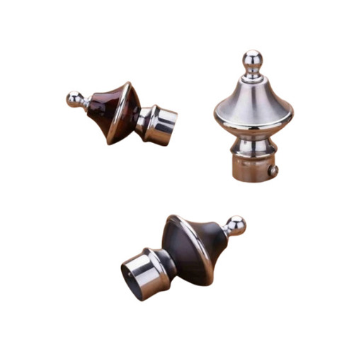 Modern Stainless Steel Curtain Bracket - 4 Inch Size, Multicolor Finish | Single Side Brackets, Polished Design