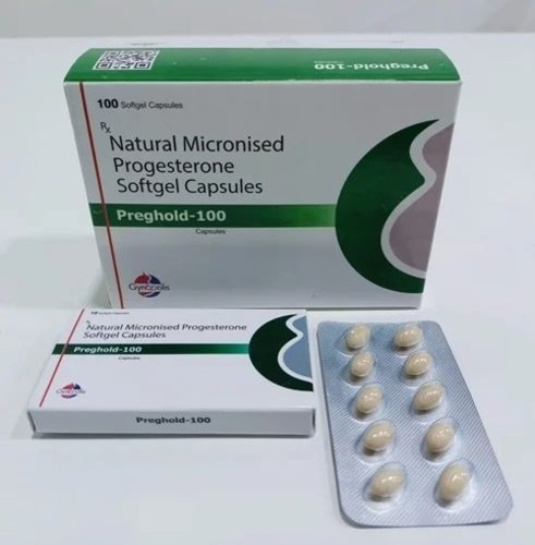 Natural Progesterone 100 Mg Soft Gel Capsules