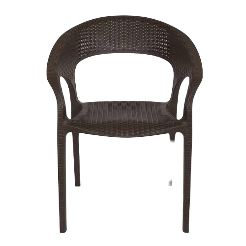 Nilkamal Plastic Chairs - PVC Material, 14 Inches, Brown Color | Attractive Design, Durable and Comfortable, Very Good Finishing, Modern Appearance, Easy to Clean