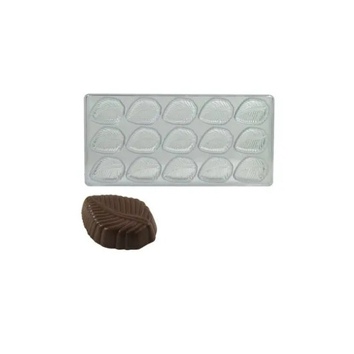 Polycarbonate Chocolate Mould - Rectangular Shape, Polished Finish, White and Brown Colors | Ideal for Chocolate Making