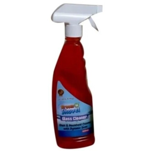 Red Liquid Glass Cleaner - 500ml Eco Friendly Stain Resistant , Rose Fragrance with 24 Months Shelf Life