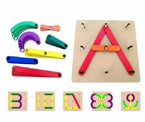 Wooden Alphanumeric Puzzle