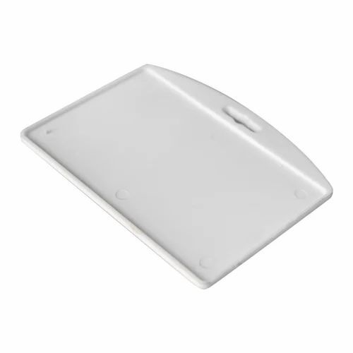 Acrylic Card Holder - Rectangular Design, Customized Silver Color | Versatile and Functional for All Applications