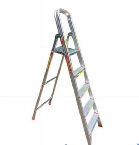 Aluminium Climbing Ladder - Four Step, Anodized Finish | Durable, Weather Resistant, Anti-Corrosion Design for Residential and Commercial Use