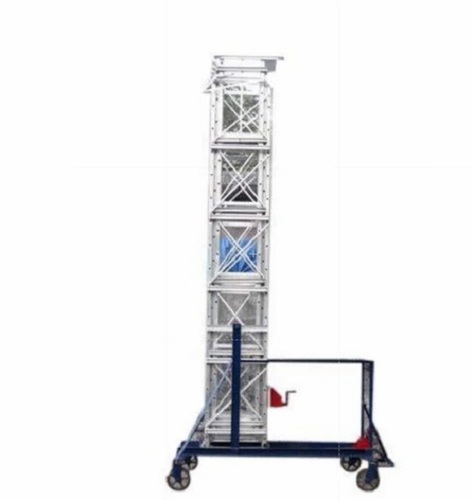 Aluminium Vertical Climbing Ladder - Height 40ft, Dimensions 8x5 Feet, Durable and Weather Resistant with 4 Wheels