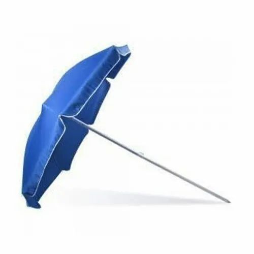 Beach Garden Umbrella - Polyester Material 29 Inch Round Size Blue Color | Customizable Features Multicolor Option