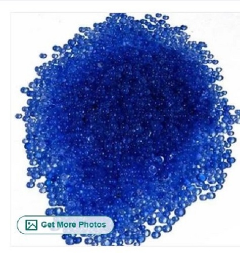 Blue Silica Gel Beads - pH 7, Bulk Density 0.600-0.700 gm/cc | 100% Purity, Friability 99.5, Custom Size