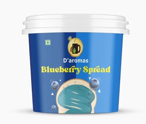 Blueberry Chocolate Spread - 100% Vegetarian, Smooth & Creamy Blueberry Paste , FSSAI Certified Eggless Dessert Spread