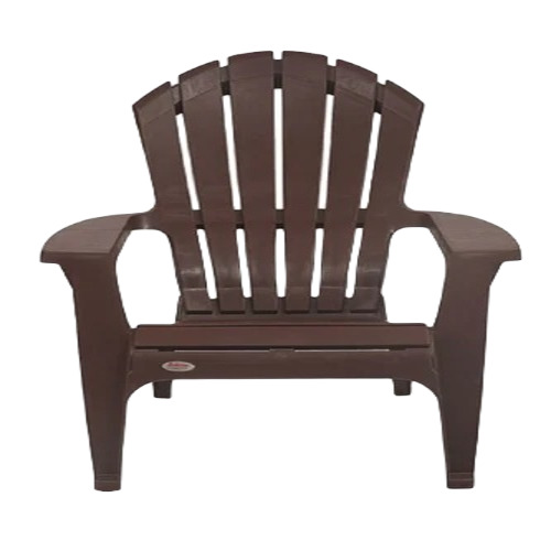 Brown Plastic Chair - 900x745x900 mm, Attractive Durable Comfortable Design | Very Good Quality, Fine Finishing, Easy to Clean