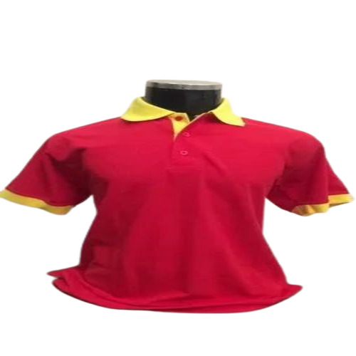 Customized T Shirt Service - Cotton, Customized Size, Red Color | Plain Pattern, Sublimation Printing, 1 Week Service Duration
