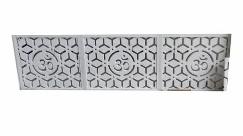 GRC Decorative Panel - 25 mm Thickness, White Color with Anti-Slip Finish