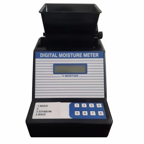 Grain Moisture Meter - Digital Display, Standard Size, Matte Black | Industrial Use, 1 Year Warranty, Model SAE5057