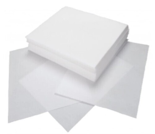 Lint Free Wipes - Non Woven, 150 GSM, Plain Pattern, White Color