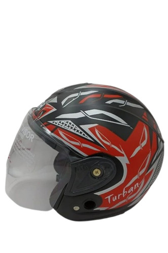 Open Face Graphic Helmet