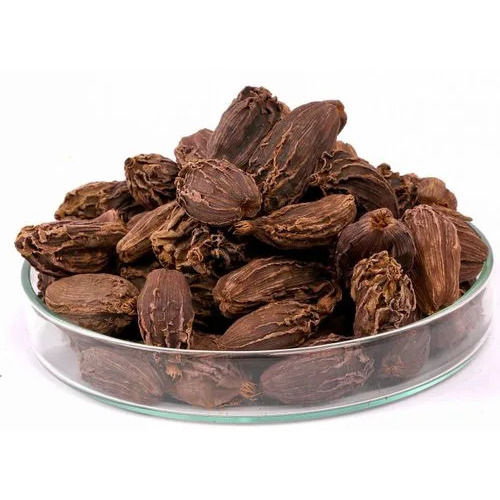 Organic Black Cardamom - Color: Brown