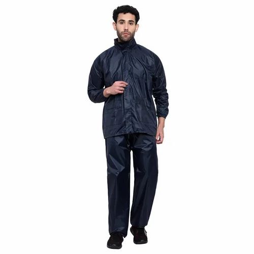 Promotional Raincoat - Polyester, XL Size, Full Sleeves, Printed Design | Unisex, Available in Multiple Colors, Ideal for Rainy Seasons