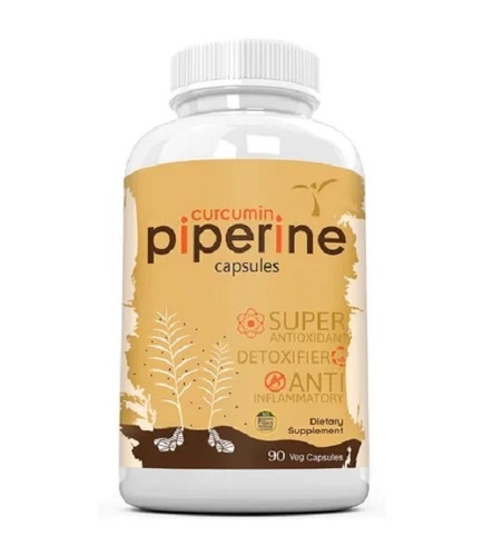 RAMINI Curcumin Piperine Capsules - 500 Mg Vegetarian Formula | Personal Prescription Required, Store in Cool Dry Place, Dosage as Per Prescription