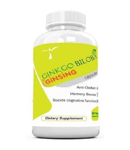 RAMINI Ginseng With Ginkgobiloba Veg Capsules - Grade: Medicine, Personal Prescription Required | Dosage Guidelines as per Prescription, Cool and Dry Storage
