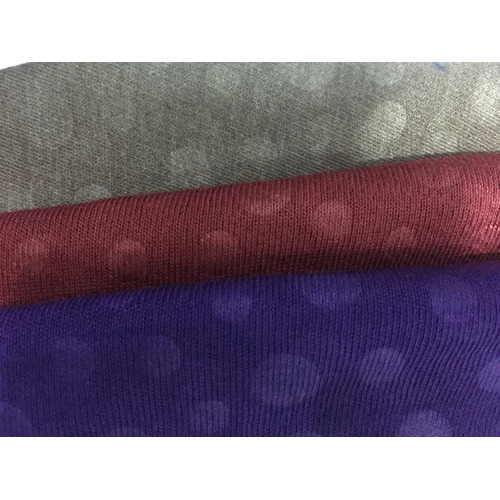 Single Embossed Knitted Legging Fabric - Eco-Friendly Soft Stretchable Fabric, Breathable and Moisture-Wicking, Various Colors & Designs, Washable