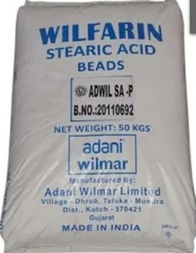 Stearic Acid - Acid Value 205-211 Mg KOH/G, Titre 54 to 57 Degree C, 99% Purity, Industrial Grade, White Powder Appearance, Excellent Properties, Properly Packed