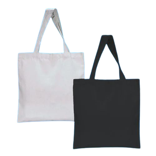 Sublimation Tote Bag - Canvas Material, Custom Size | Attractive Design, Multicolor, Plain Pattern, Promotional and Personalised
