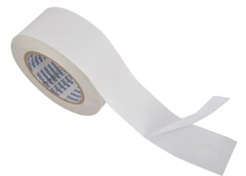 Tissue Tape - 2 Inch Width, 50 m Roll , Waterproof Double Sided White