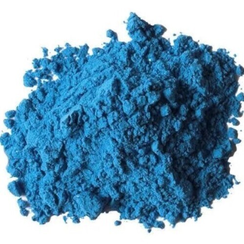 Turquoise Blue Pigment - 100% Soluble Dried Powder | Industrial Application, Vibrant Blue Color