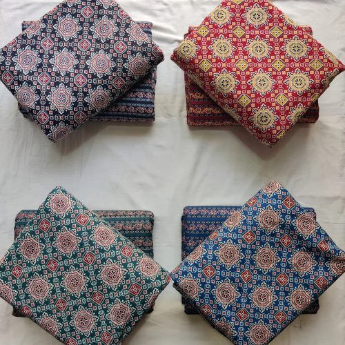 Ajrak Print Cotton Fabric