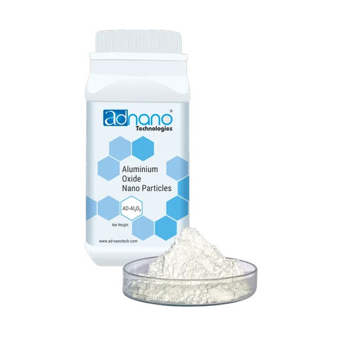Aluminium Oxide Nanoparticles - Purity 99%, APS <100 nm | White Powder Metal Powder, Chemical Precipitation Process, Nuclei to Activated Nano Particles